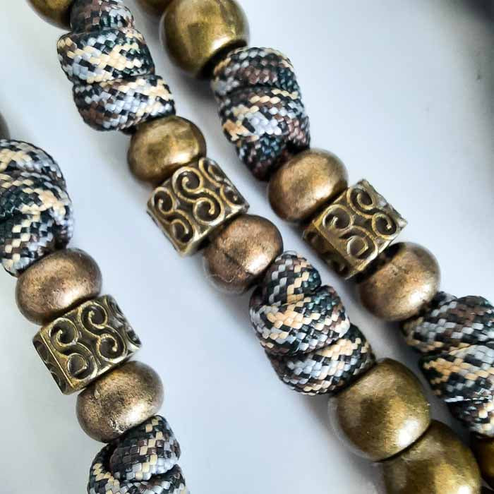 Longbow Paracord Rosary Detail