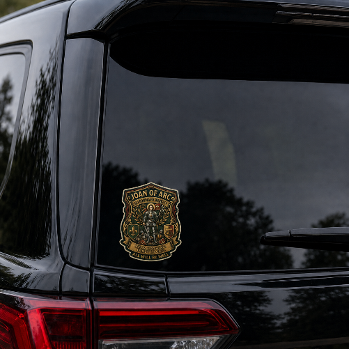 Joan of Arc Catholic Sticker