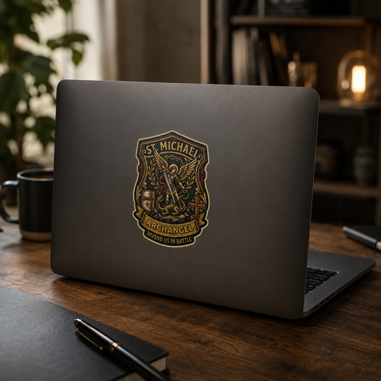 Saint Michael Archangel Catholic Sticker