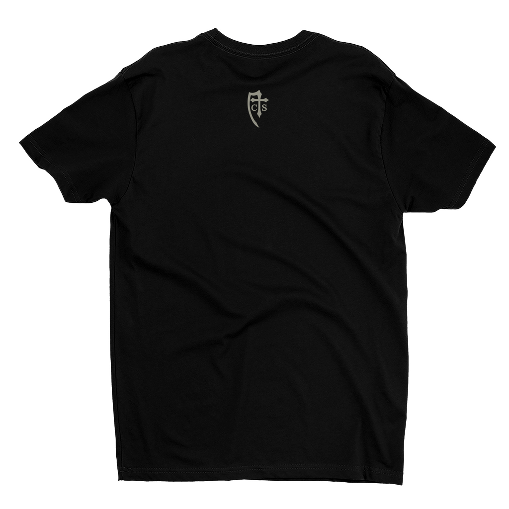 Sacred Heart Catholic T-shirt Black Back