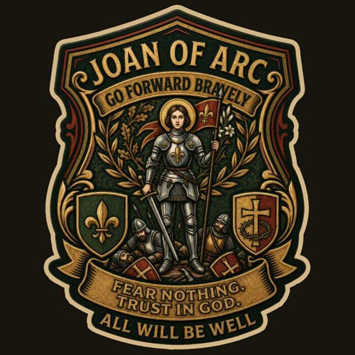Saint Joan of Arc Catholic Sticker