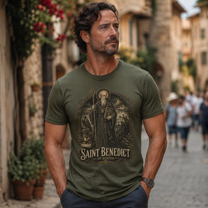Saint Benedict Catholic T-Shirt