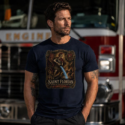 Saint Florian Catholic T-shirt