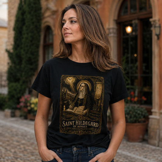 Saint Hildegard Catholic T-Shirt