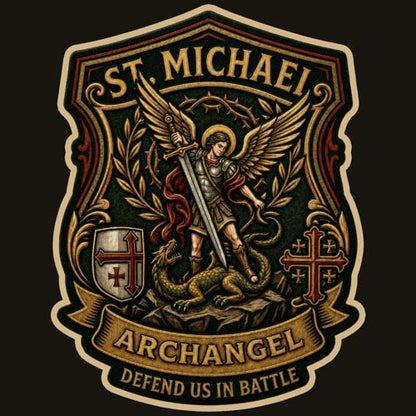 Saint Michael Archangel Catholic Sticker