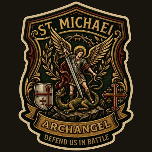 Saint Michael Archangel Catholic Sticker