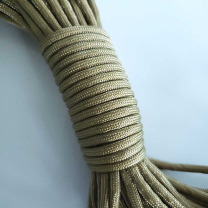 KCR-A1 Handmade Paracord Keychain Rosary Tan