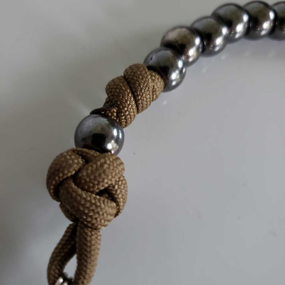 KCR-A1 Handmade Paracord Keychain Rosary