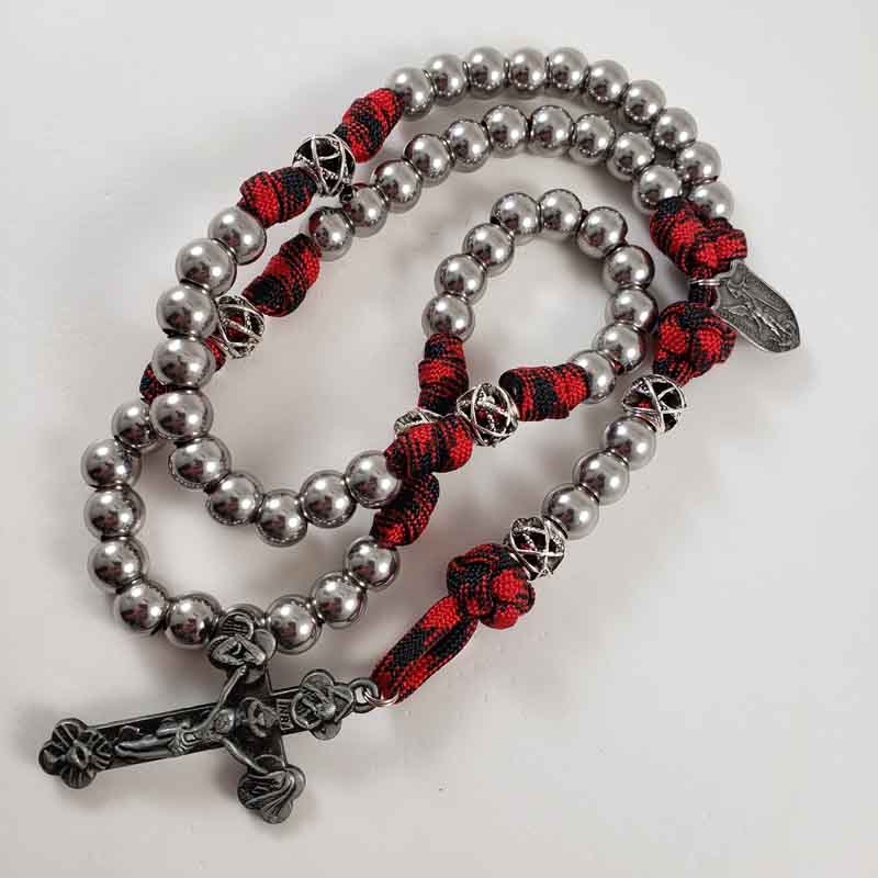 "Morningstar" Handmade Paracord Rosary Catholic Marian Devotion