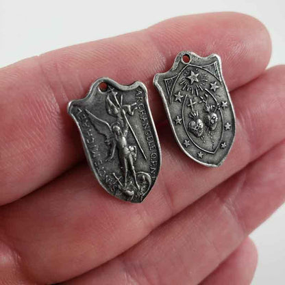 Gerard Hospitaller Crusader Handmade Paracord Rosary USA Catholic Devotion Prayer Saint Michael Medal