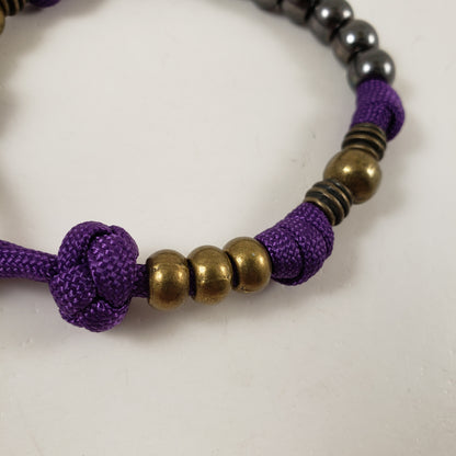 TWR-v3 Trench Wrist Rosary Version 3 Paracord Rosary Bracelet Detail 03