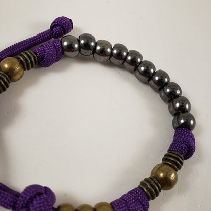 TWR-v3 Trench Wrist Rosary Version 3 Paracord Rosary Bracelet Detail 02