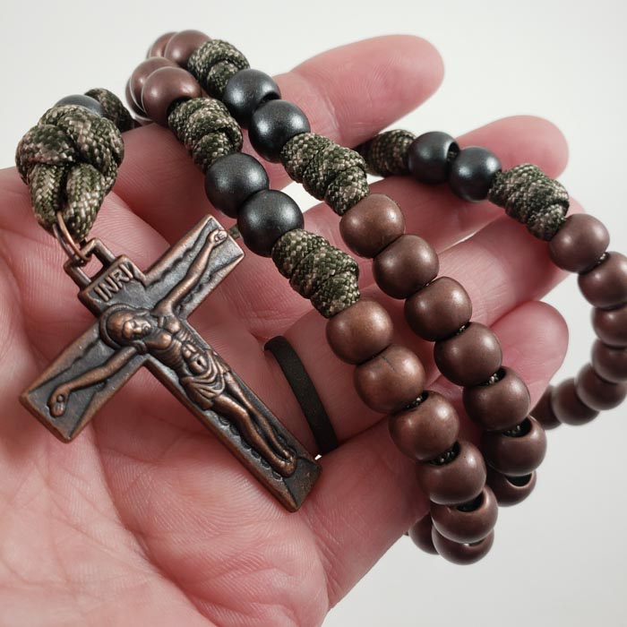 The Ranger Handmade in the USA Paracord Rosary Catholic Devotion Virgin Mary Size