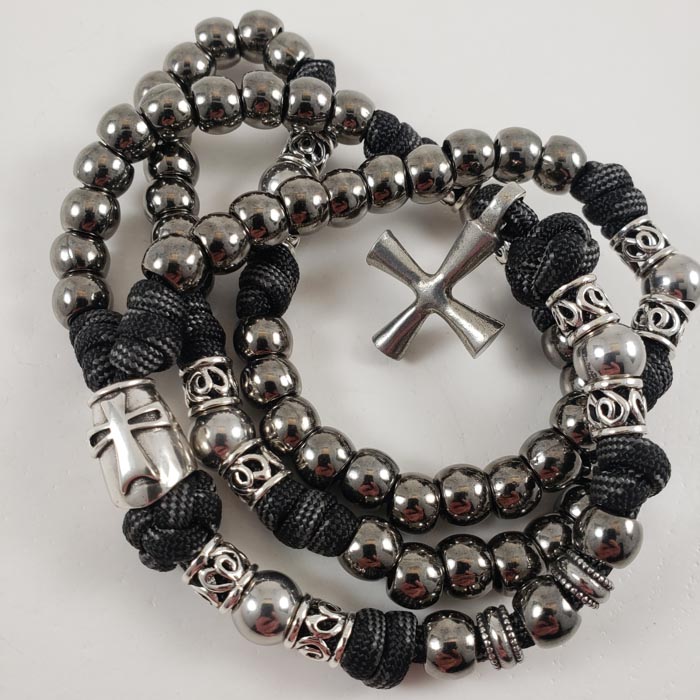 The "Gerard" Hospitaller Crusader Handmade Catholic Marian Devotion Paracord Rosary