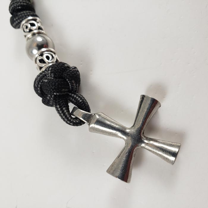 The "Gerard" Hospitaller Crusader Premium Handmade Catholic Marian Devotion Paracord Rosary Crucifix