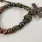 Ranger paracord rosary bracelet pocket rosary Detail