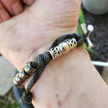 Gerard Hospitaller Crusader Handmade Paracord Rosary USA Catholic Devotion Prayer Size