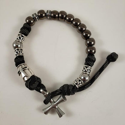 Gerard Hospitaller Crusader Handmade Paracord Rosary USA Catholic Devotion Prayer