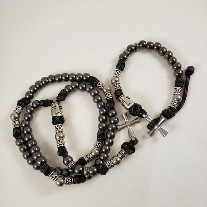 Gerard Hospitaller Crusader Handmade Paracord Rosary USA Catholic Devotion Prayer Bundle
