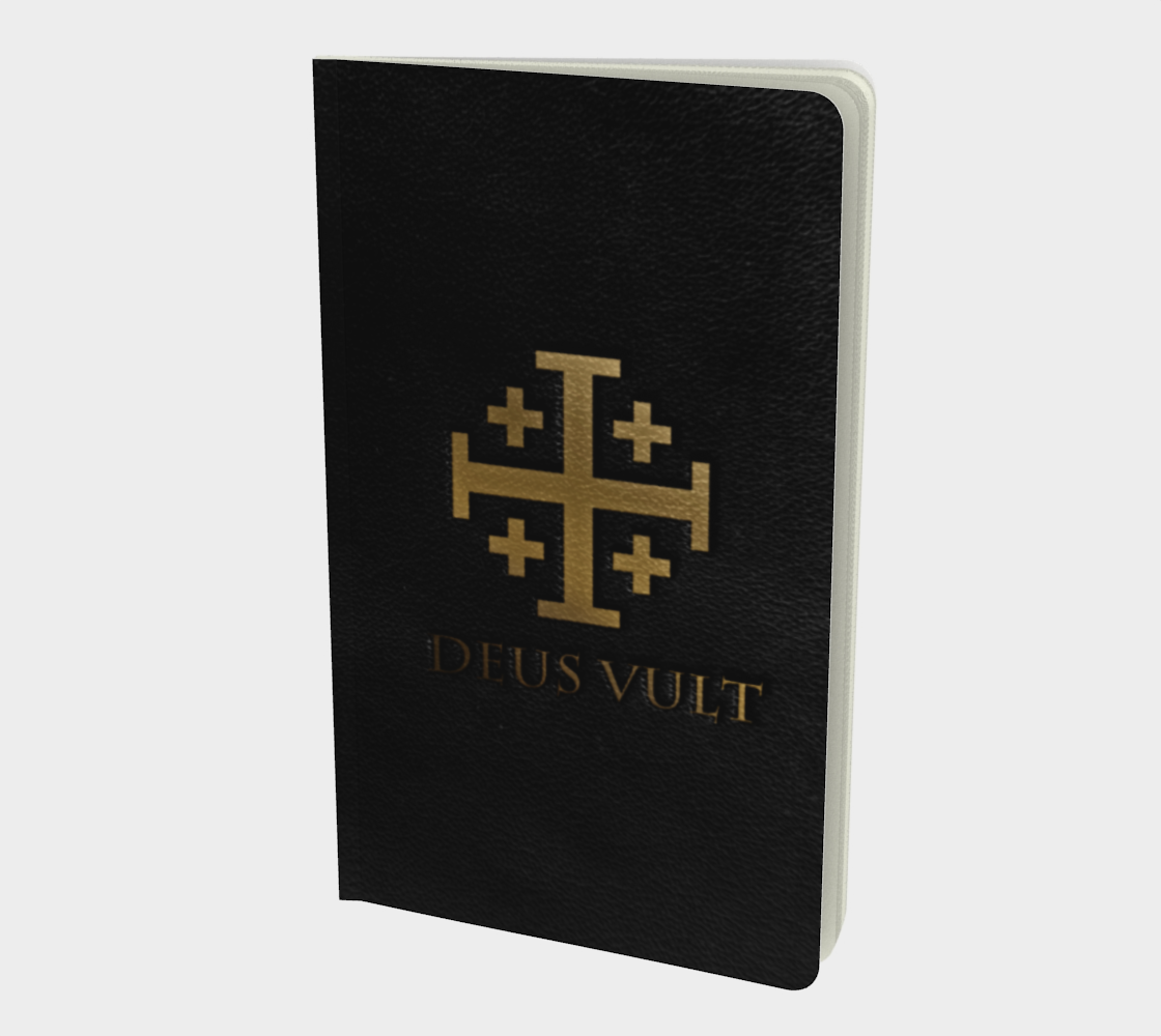 Cross Notebook Jerusalem Cross Journal Notebook – Cross and Shield