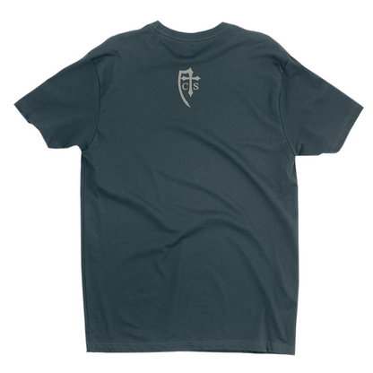 Saint George Catholic Tshirt Navy  Back