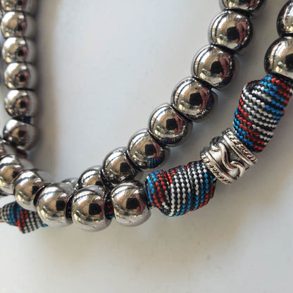 Amman Citadel Handmade Paracord Men's Rosary Catholic Devotion Detail 2