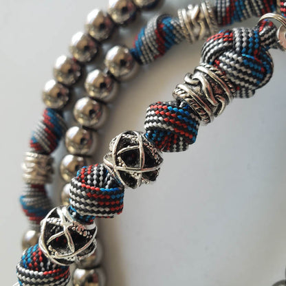 Amman Citadel Handmade Paracord Men's Rosary Catholic Devotion Detail 1