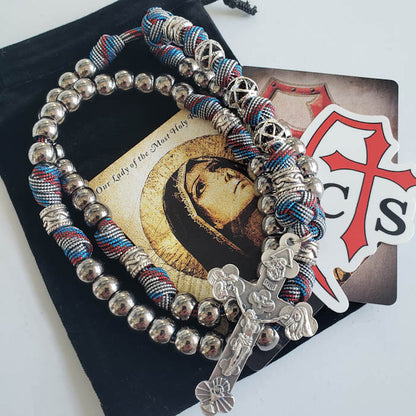 Amman Citadel Handmade Paracord Men's Rosary Catholic Devotion Accessories