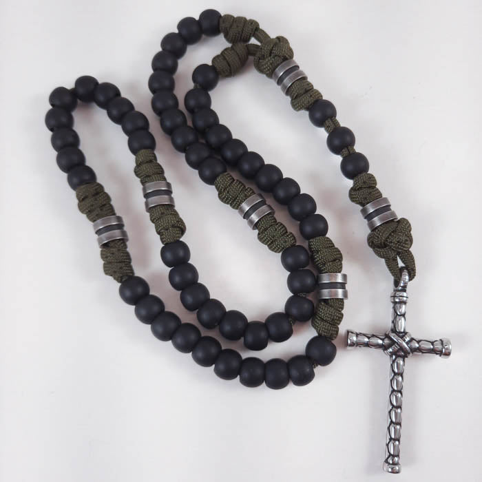 Armor Handmade Paracord Rosary Catholic Marian Devotional 01