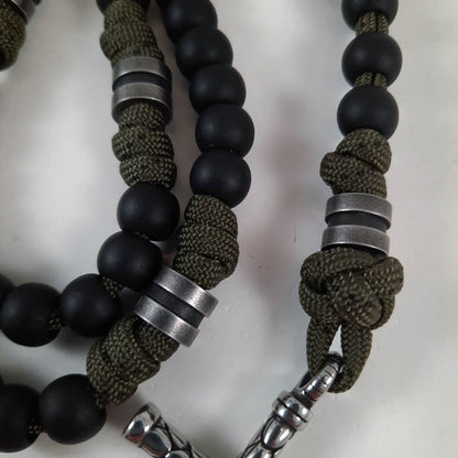 Armor Handmade Paracord Rosary Catholic Marian Devotional  Detail 01