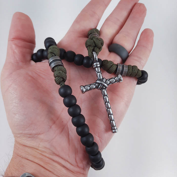 Armor Handmade Paracord Rosary Catholic Marian Devotional Model