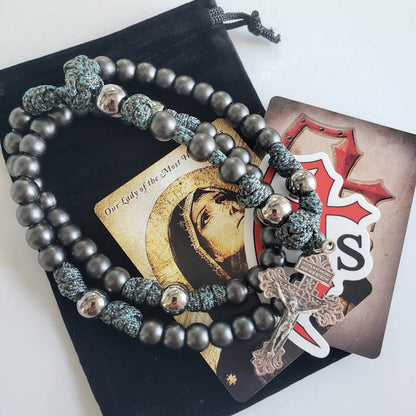Battlement Handmade Paracord Rosary Catholic Marian Devotional Accessories