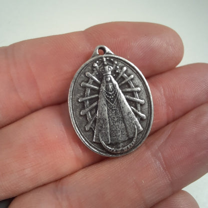 Lady of Lujan Catholic Devotional Medal Pendant Front