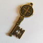 Saint Benedict Brass Key Pendant