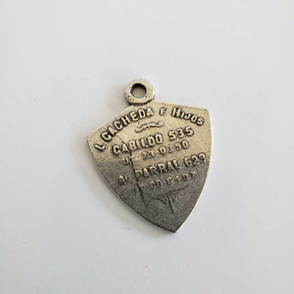 Saint Christopher Catholic Devotional Medal 01 Back