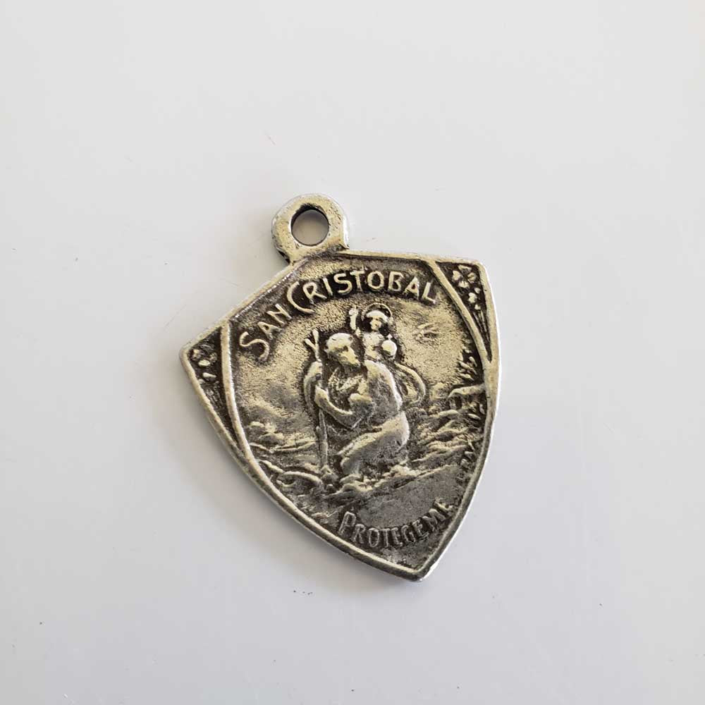 Saint Christopher Catholic Devotional Medal 01 Front