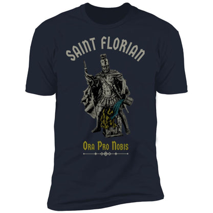 Saint Florian Tee Blue Front