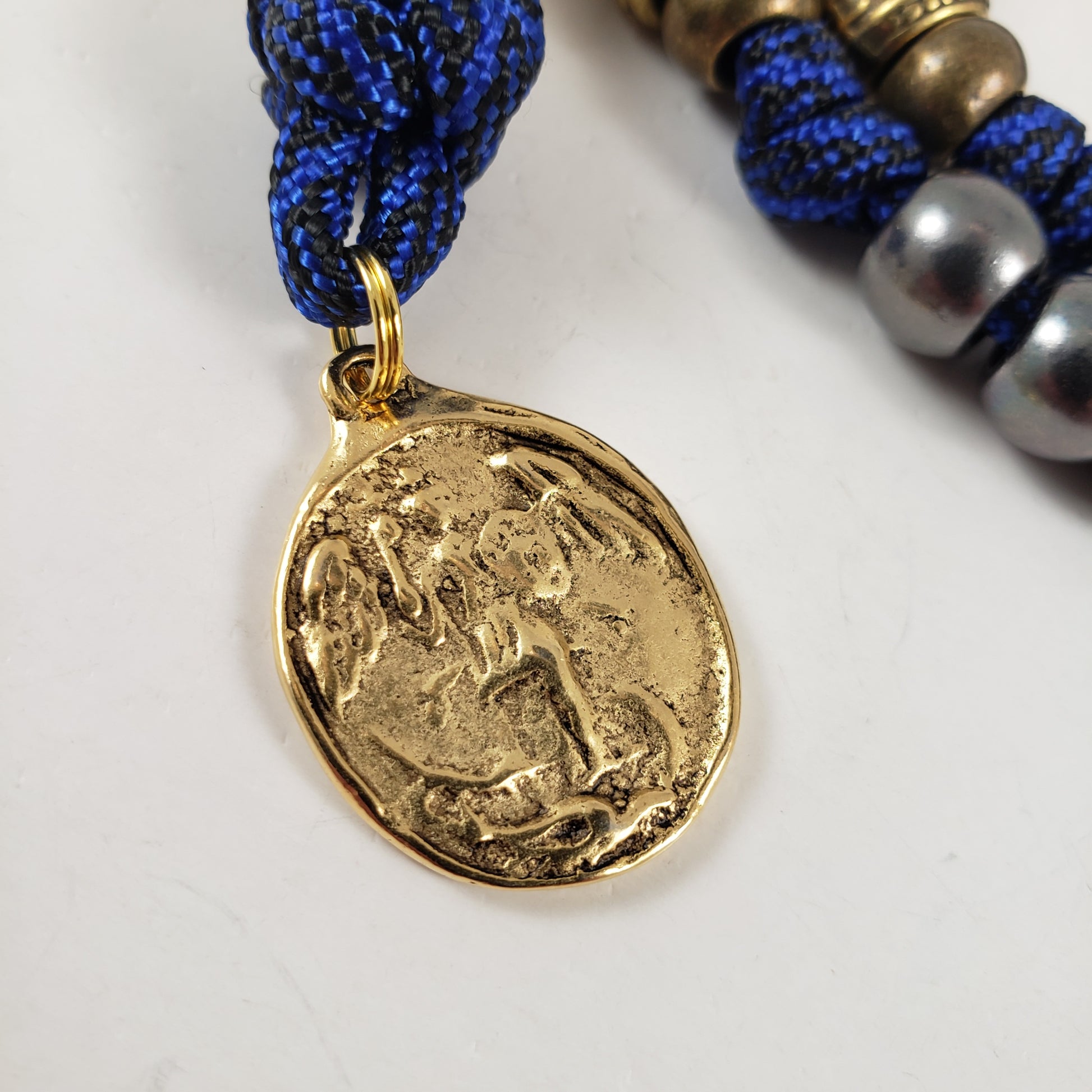 Saint Michael the Archangel Chaplet paracord rosary medal