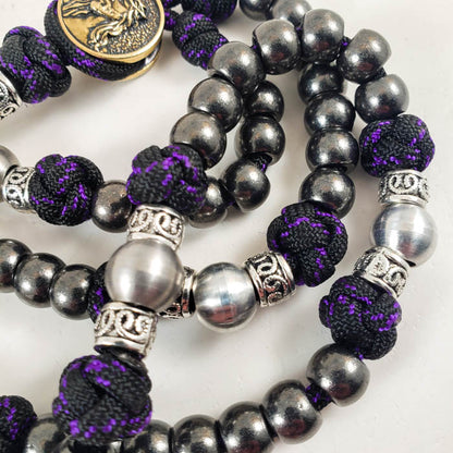 Seven Sorrows Mater Dolorosa Handmade Catholic Chaplet Detail