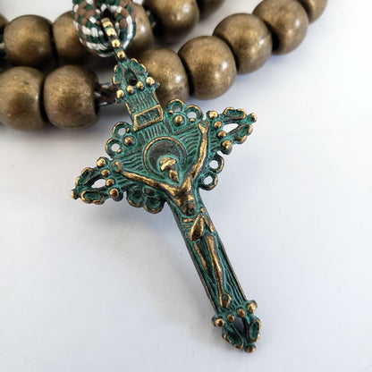 Shillelagh Paracord Rosary Crucifix