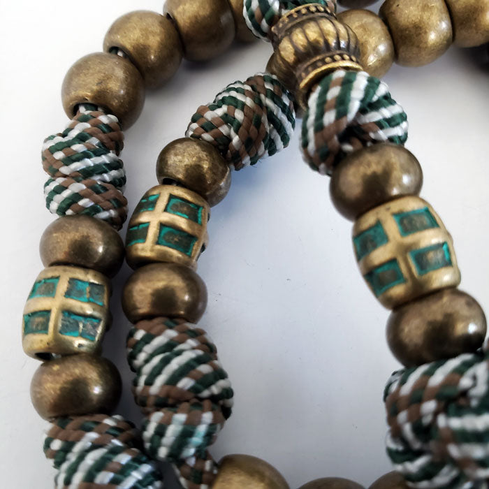 Shillelagh Paracord Rosary Detail 01