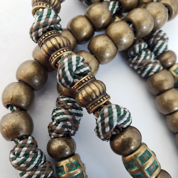 Shillelagh Paracord Rosary Detail 02