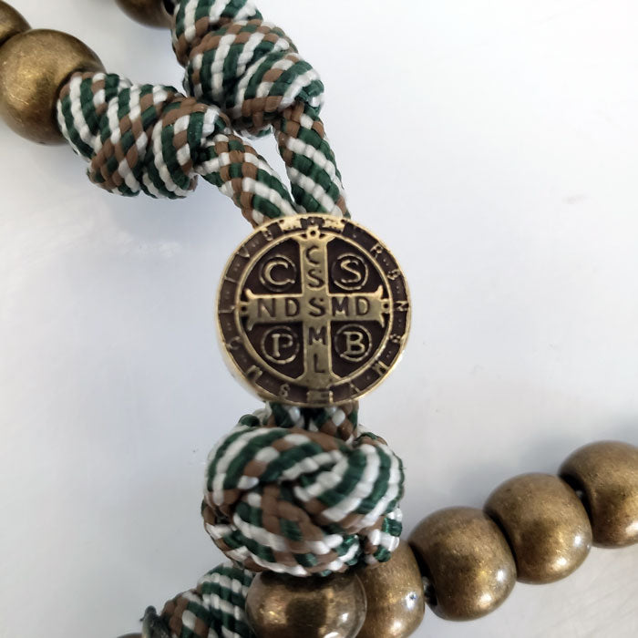 Shillelagh Paracord Rosary Saint Benedict 02