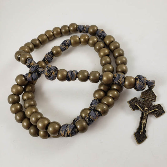 Warhorse Handmade Paracord Catholic Rosary Marian Devotion Made in the USA