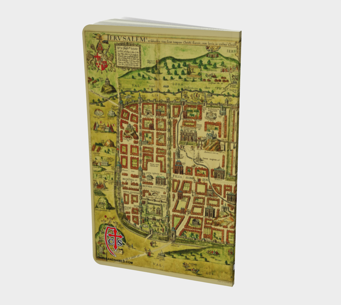 Jerusalem Map Journal Notebook