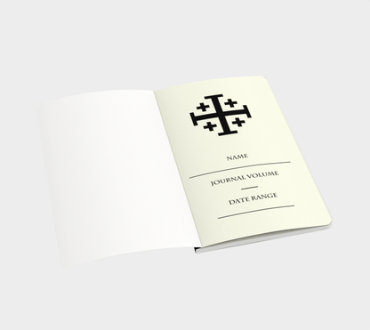 Jerusalem Cross Journal Notebook