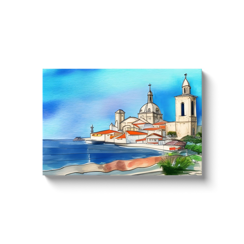 Cathedral By the Sea 16x24 Canvas Wrap